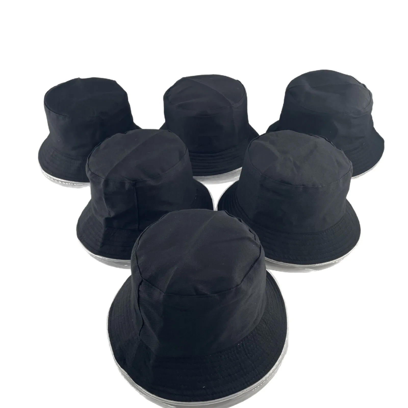 2025 Summer Light Up Bucket Hat LED Glowing Panama Fishmen Cap For Women Men Outdoor Beach Sun Hat Glow Party Supplies view 2