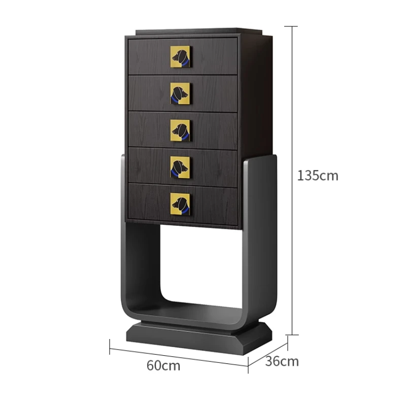 

chest of drawers French retro solid wood modern simple storage side cabinet