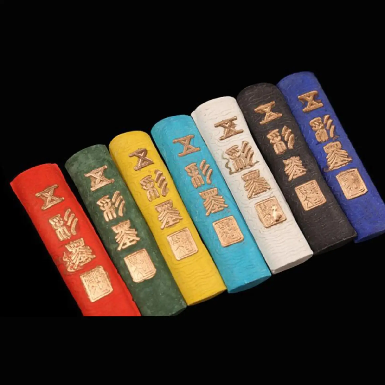 Handmade Chinese Ink Sticks Solid Watercolor Paint Blocks for Traditional Calligraphy and Brush Painting Art Supplies