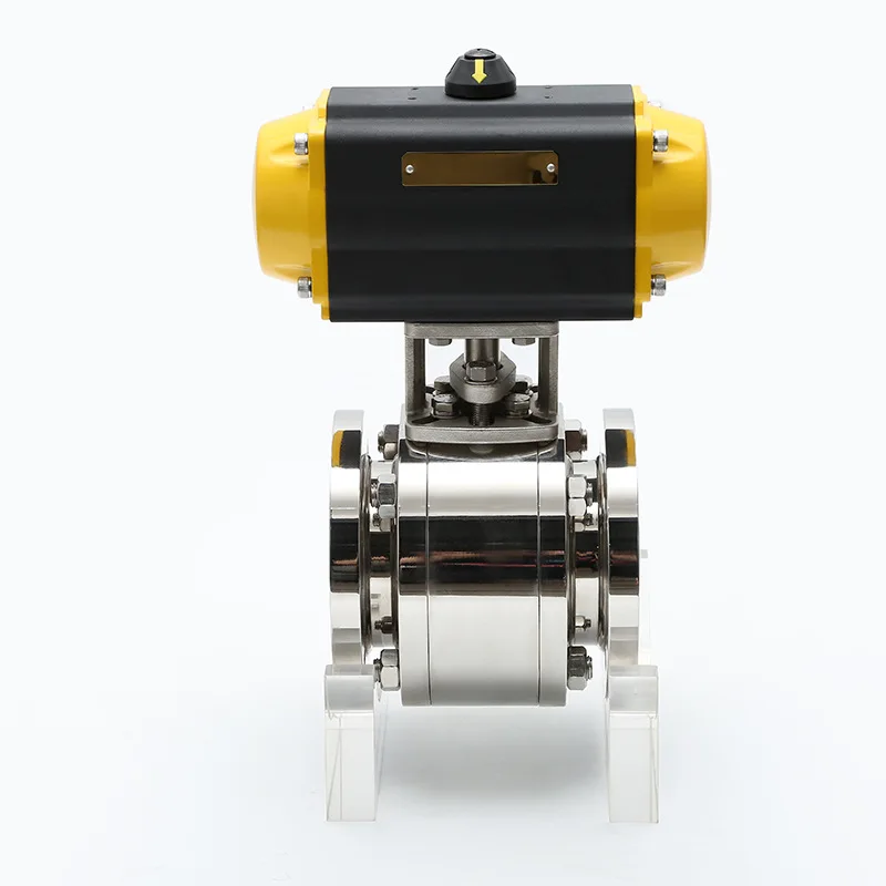 Pneumatic Forged Ceramic Ball Valve High Pressure Threaded Flanged Ball Valve, Anti-corrosion DN50-DN300