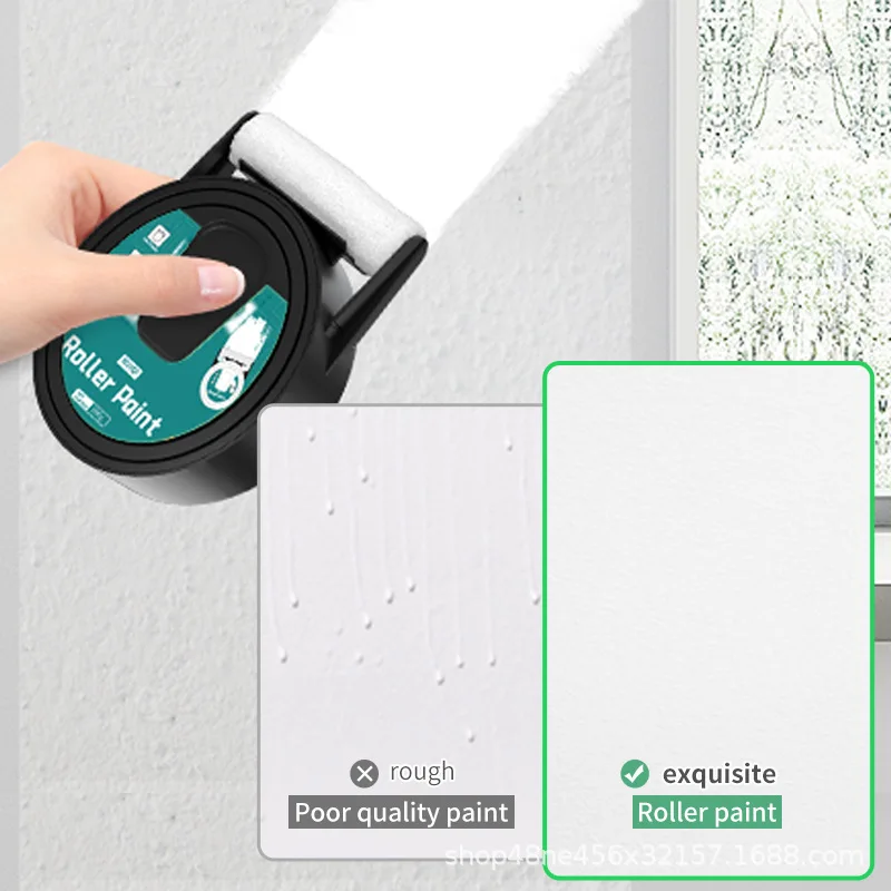 فرشاة إصلاح مائية لأسطوانة طلاء الجدران؛ طلاء جدران داخلي؛ تجديد وتغطية البقع؛ فرشاة دوارة صغيرة محمولة #3