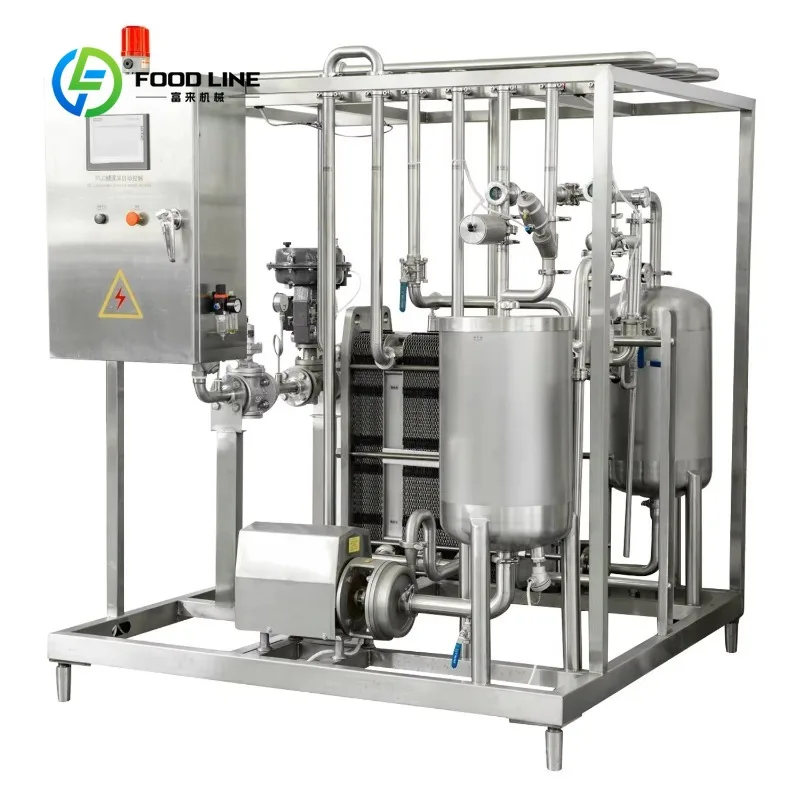 FL Customized Wholesale UHT HTST Plate Sterilizer Fruit Juice Pasteurization Machine for Milk and Beverage Production