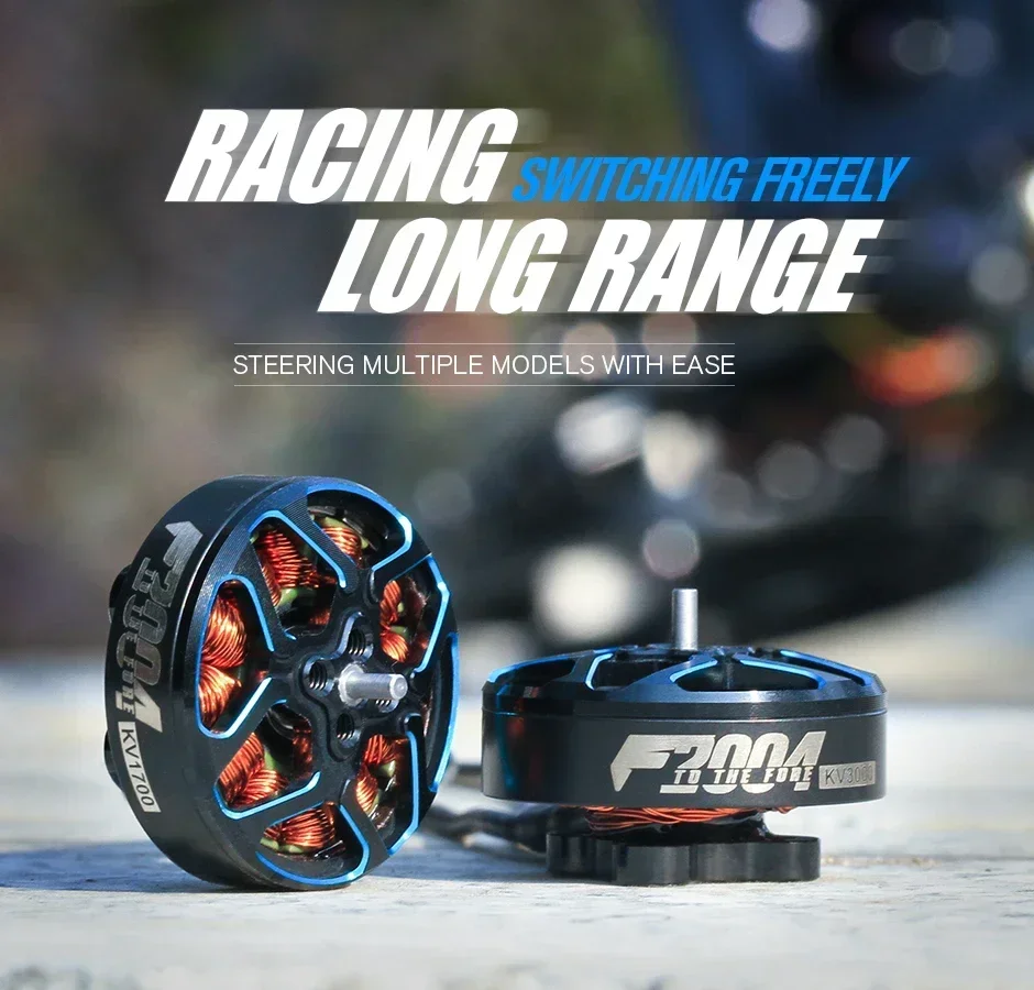 T-Motor Nieuwe F2004 2004 1700KV 6 S/3000KV 4-5 S Borstelloze Motor Lange afstand 1.5mm As voor 3-5 Inch Drone FPV Racing Quadcopter