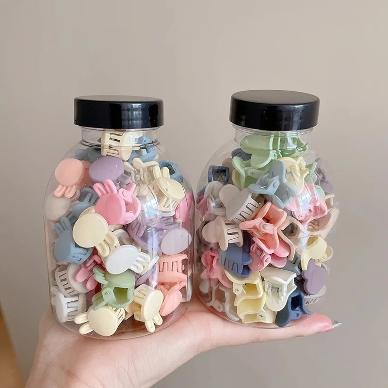 ดอกไม้เล็กๆสีสันสดใสเวอร์ชั่นเกาหลีคลิปหนีบผมขนาดเล็กเครื่องประดับผมเด็กน่ารักพลาสติกเจ้าหญิงฝ้าคลิปกิ๊บติดผมแบบเรียบง่าย