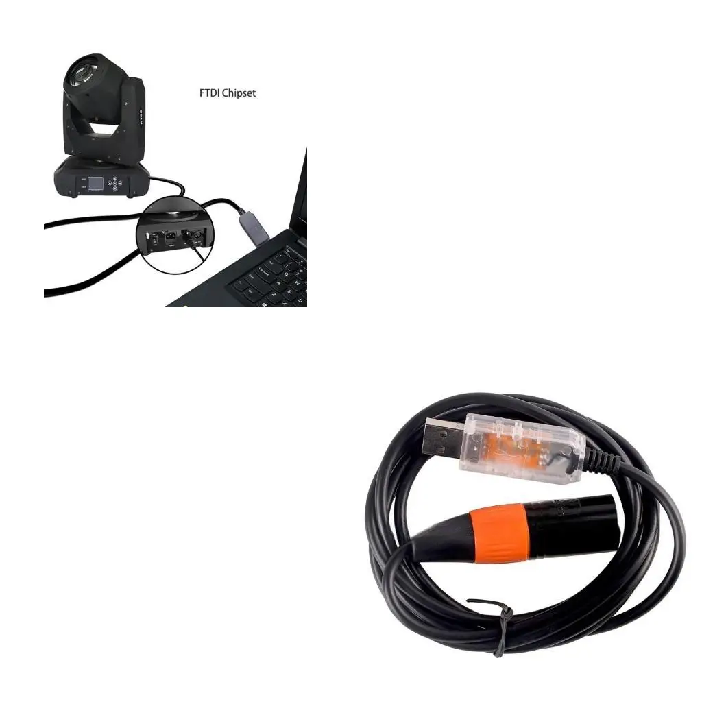 

652F USB до RS485 DMX512 Контрольный шнур 3PIN Подключаемый шнур для освещения сцены и событий 1,80 м 1,0 м 3,0м