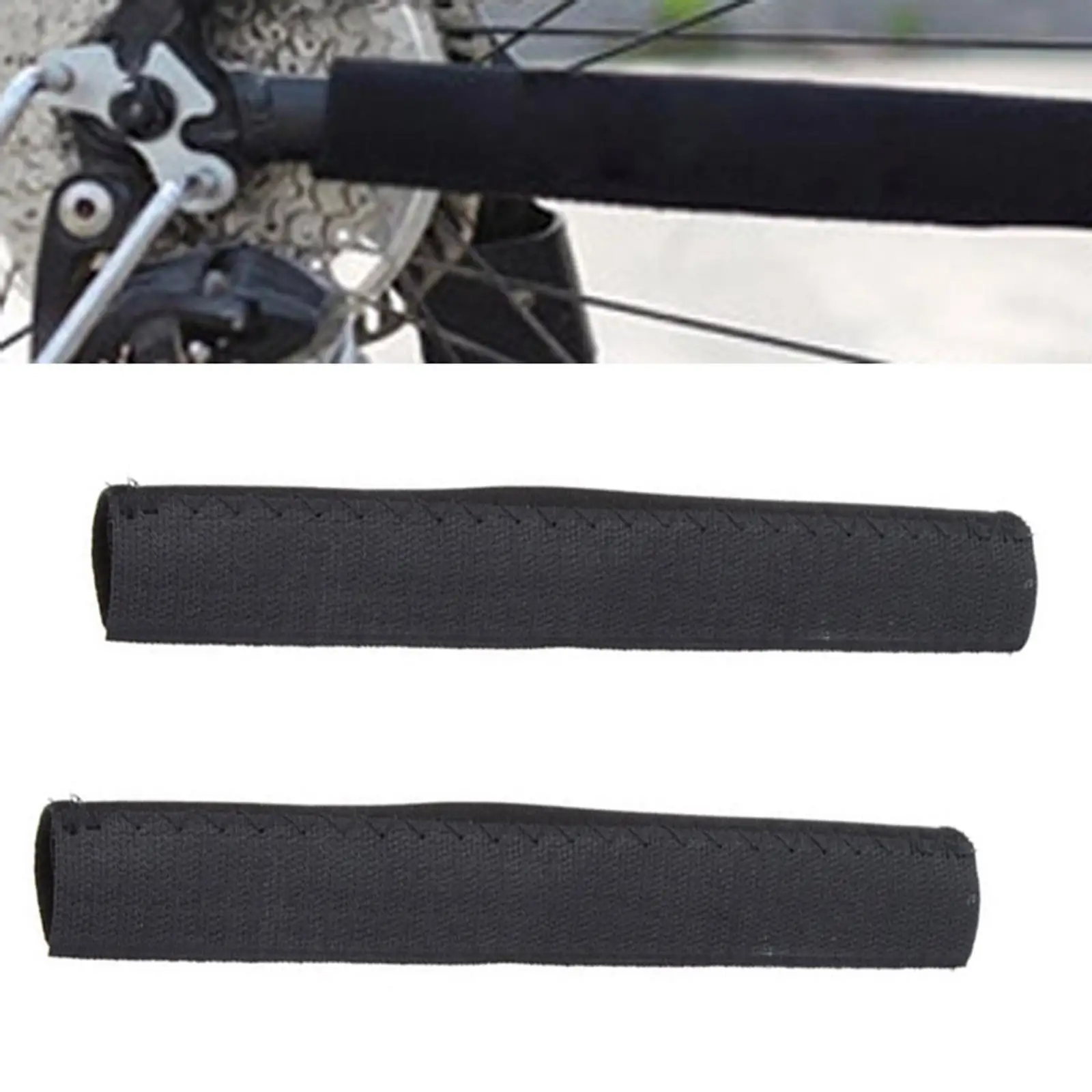 2Pcs Chain Stay Protector Cycling Frame Dustproof Cover Chain Care Chainstay Cycling Equipment