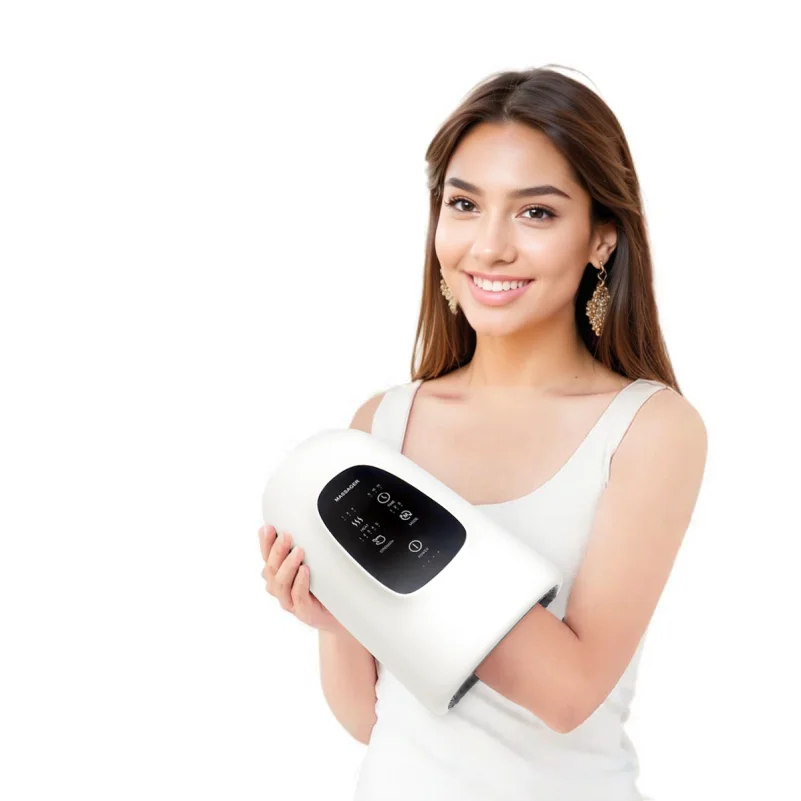 

Smart Library New Product 2024 Electric Hand Massage Device Portable Hand Held Mini Massager