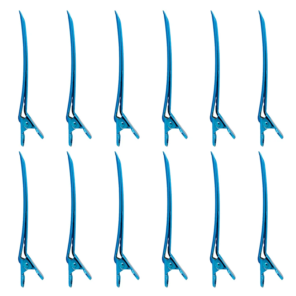 12 قطعة مقاطع تصفيف الشعر تقسيم المشابك لتصفيف قطع الصباغة صالون استخدام أدوات تقسيم الشعر دبابيس الشعر الحلاق