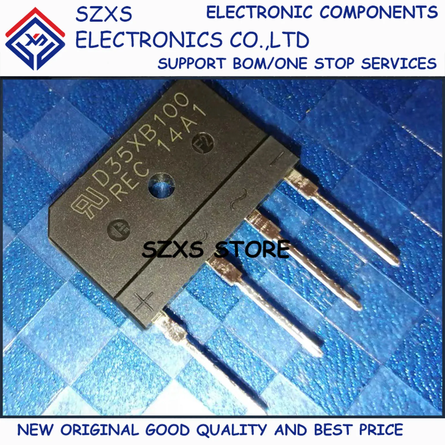 

New Original 10Pcs D35XB100 D35XB80 D30XB100 D25XB100 D30XB80 ZIP-4 Induction Cooker Rectifier Bridge In Stock Good Quality