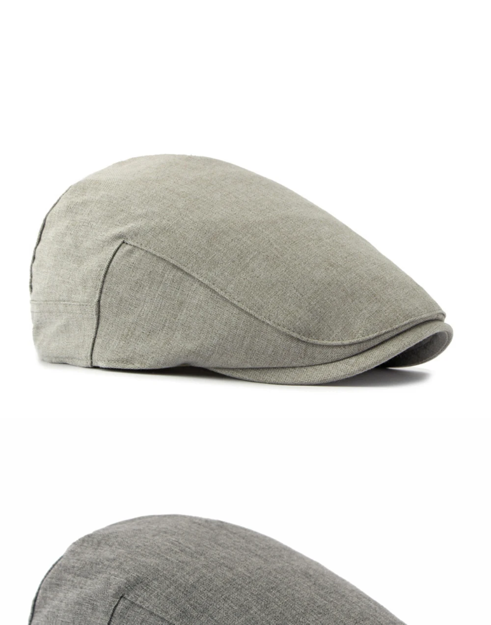 HT5126 Neue Frühling-Sommer-Kappe für Männer und Frauen Retro Künstler-Mütze Unisex Ivy Flat Cap Verstellbare Leinen-Baskenmütze – Detail 5