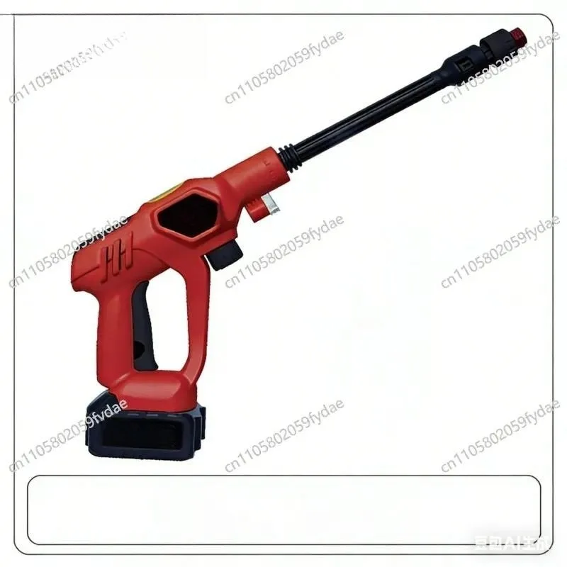 Portable High Pressure Water Gun Wireless Car Wash Water Gun Garden Watering Glue Cleaning Vehicle Lithium Battery Car