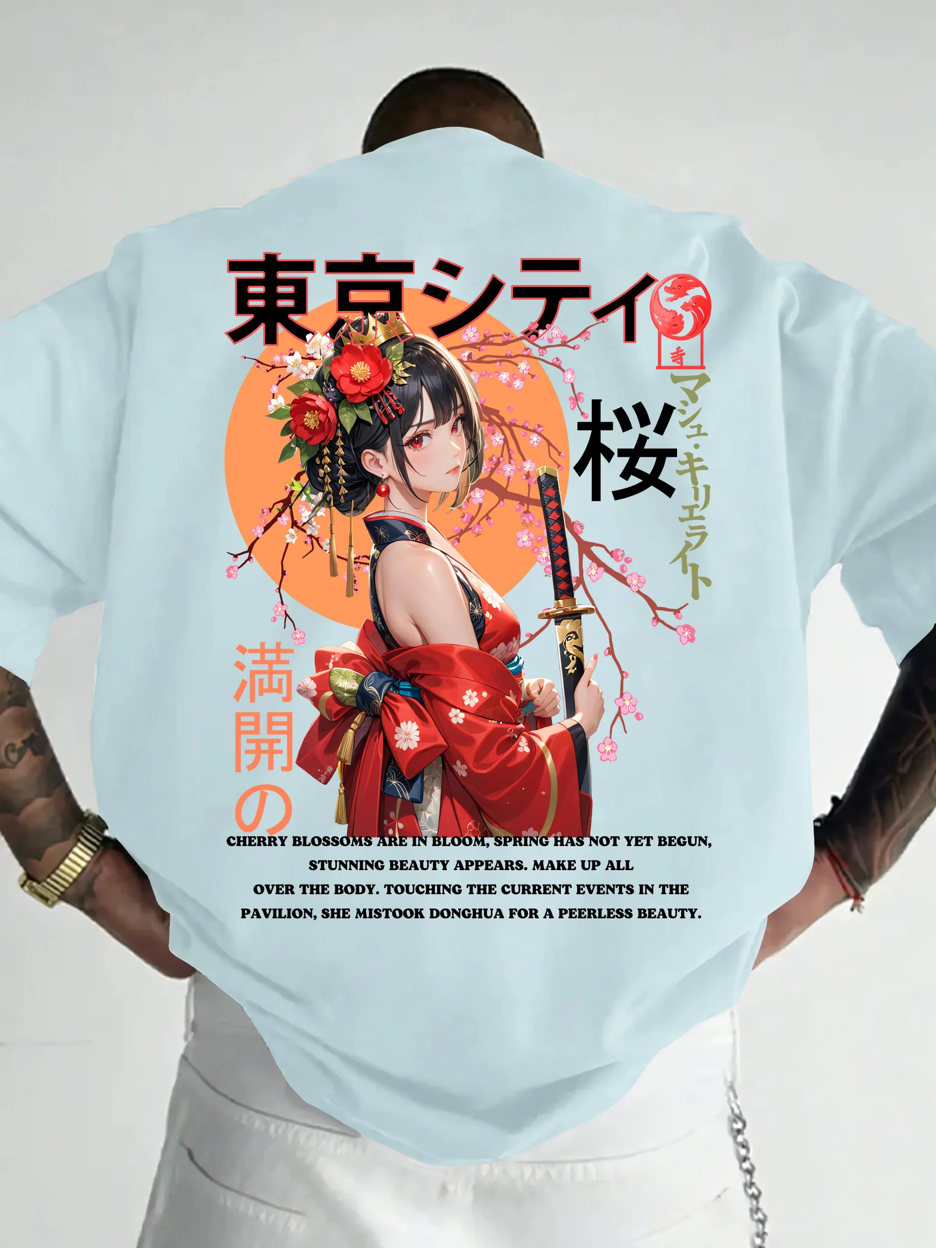 Kaus Lengan Pendek Musim Panas - Street Fashion In Tokyo ulasan dan harga