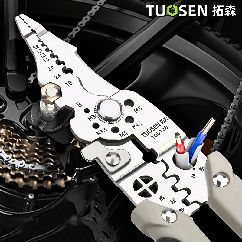 Multifunctional Wire Stripper Cable Cutter Pliers Wire Stripper Crimper Cable Cutter Plier Adjustable Electrician pliers