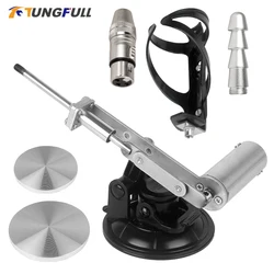 DC24V teleskopik lineer aktüatör 39mm/45mm inme Mini taşınabilir pistonlu mekanizması Motor 3XLR konektörü 60mm plaka kok fincan