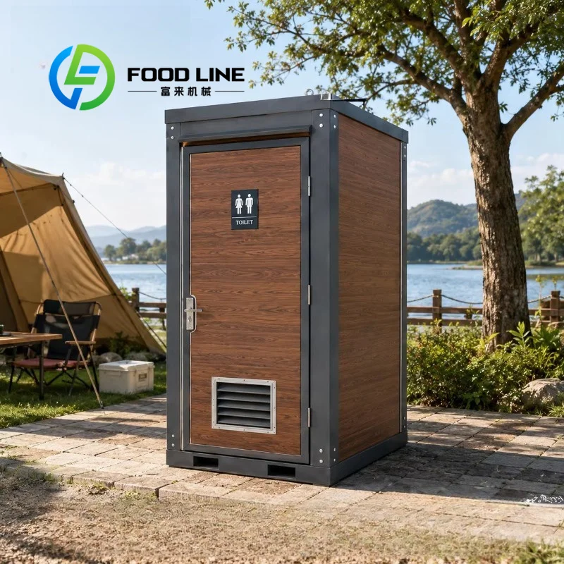 Prefabricated Outdoor Restroom Layout Modular Sanitation Cabin Meet Male‑Female Separate Demands Of Tourist Spot And Work Zone