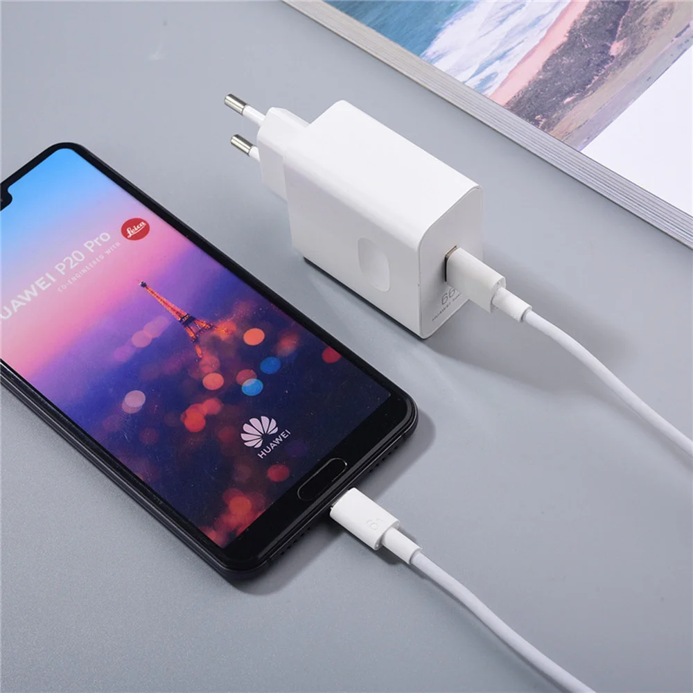 Huawei Mate X7 X6 X5 66W Supercharge Fast Charger EU Power Adapter 6A Cable For Huawei P30 P40 P50 Mate 20 30 Pro Nova 14 13 12 view 5
