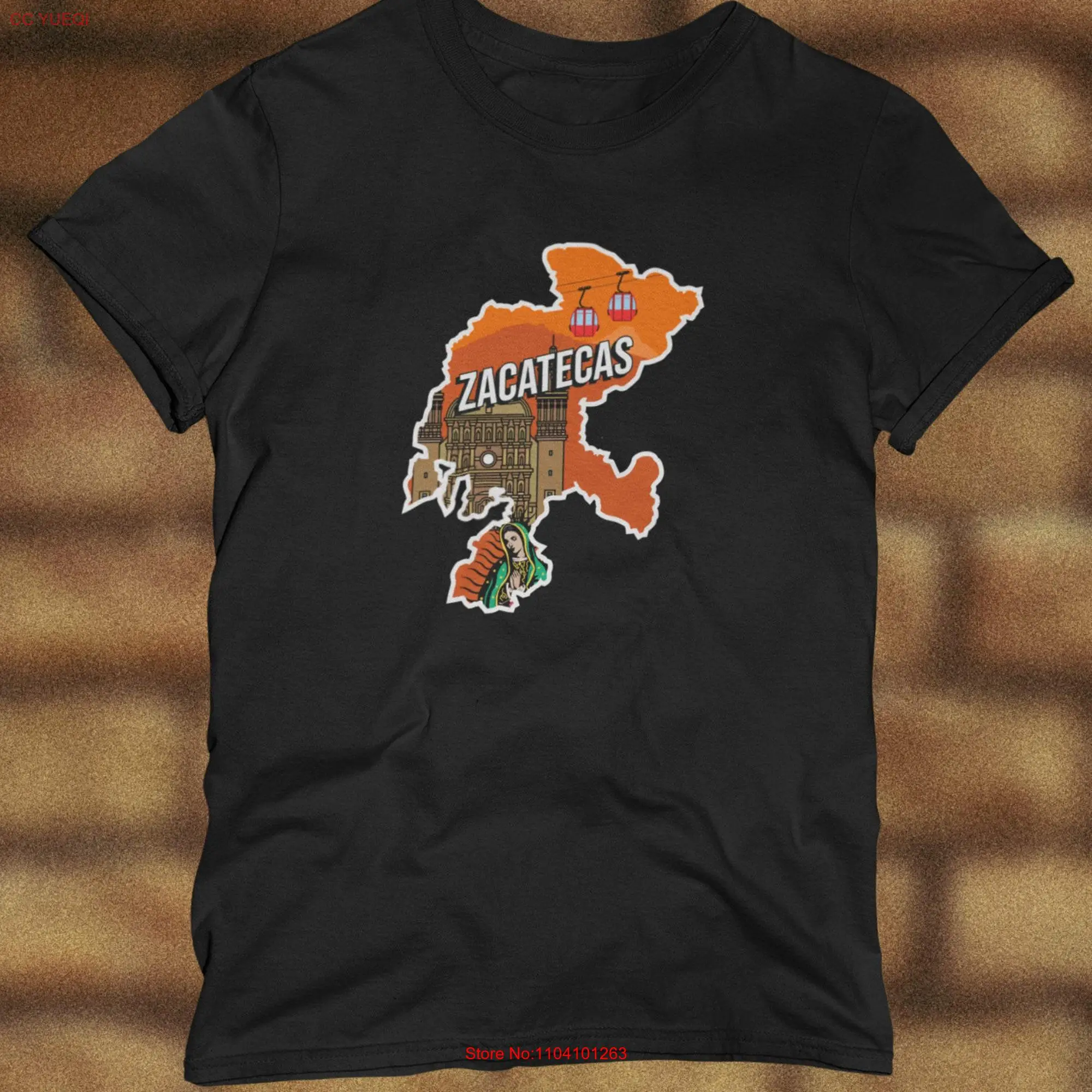 Zacatecas  T Shirt long or short sleeves