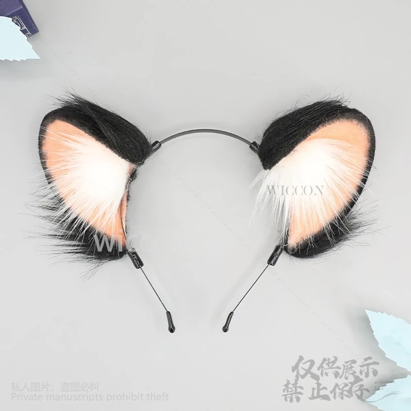 Аниме СОВЕРШЕННО НОВЫЙ ANIMAL BNA Косплей Kagemori Michiru Костюм Хвост Головные уборы Вечеринка Пушистый Хэллоуин Рождество Плюшевый Хип-Хоп Индивидуальные