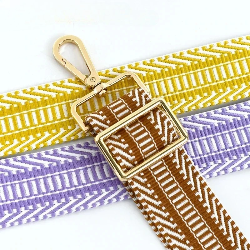 

3Meters 38/50mm Jacquard Webbing Strap Decoration Ribbona Band Bag Straps Clothes Belt Sling Bias Binding DIY Sewing Accessories