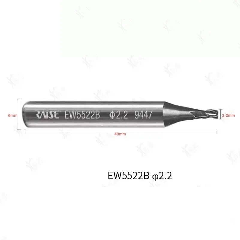 Raise Vertical Steel Milling Cutter For Auto Key Cutting Machine 2.0xD6x40 1.0MM/1.2MM/1.5MM/2.0MM/2.2MM/2.5MM locksmith TooL - view 2