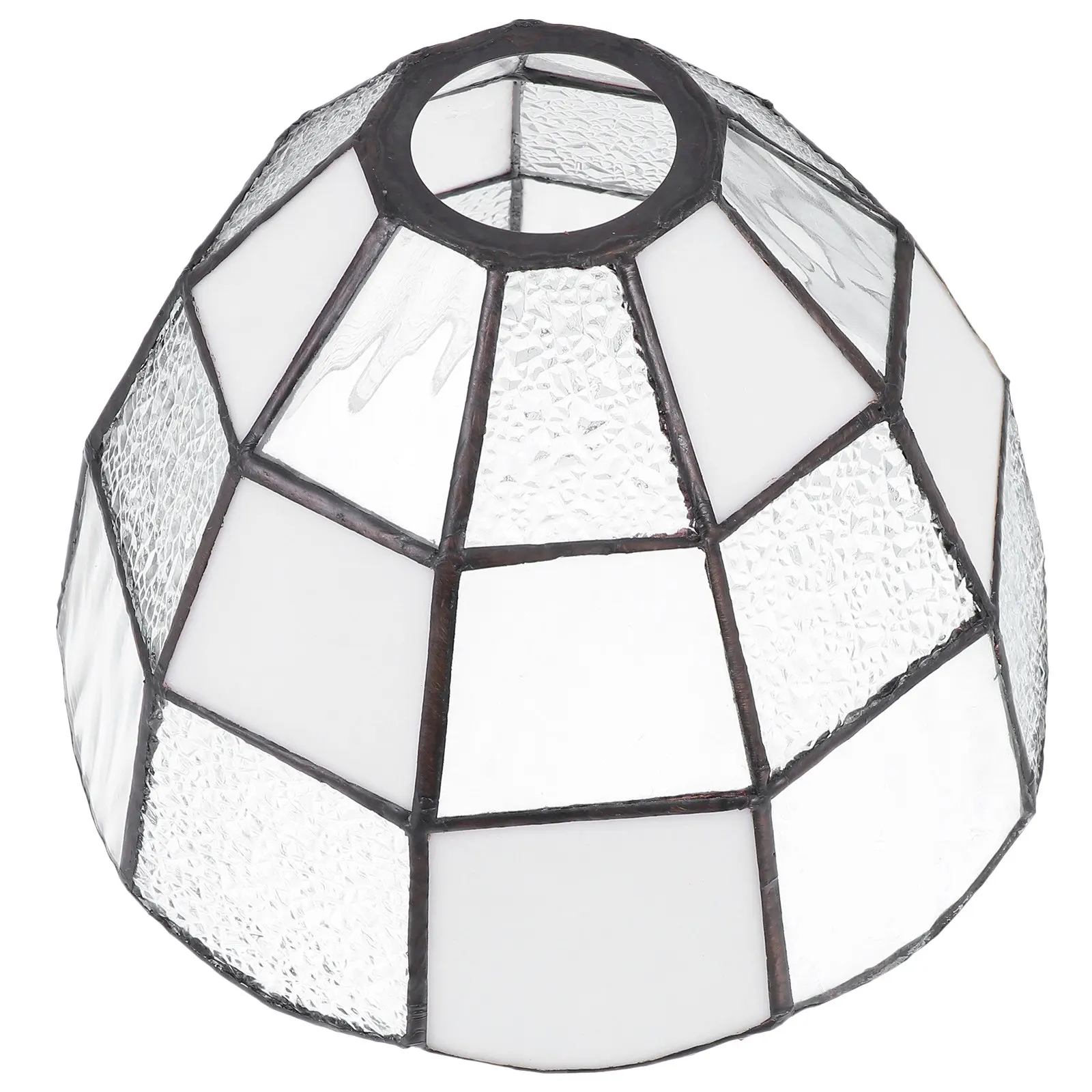 

1Pcs White Glass Lamp Cover Simple Design Home Decor Droplight Lampshade Diffuse Warm Light Comfortable Atmosphere