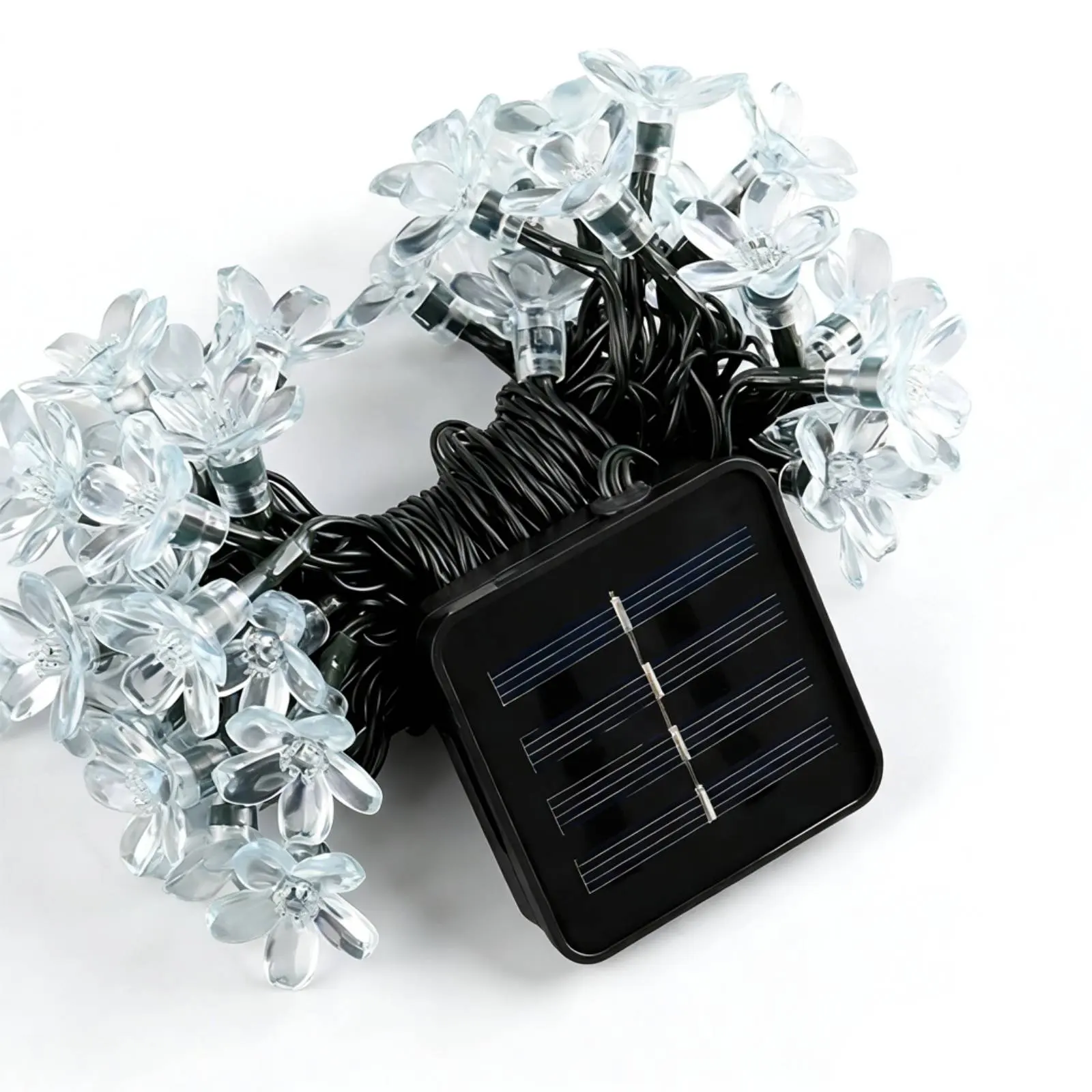 

Outdoor Solar Flower LED Decorative Lights, Waterproof, Garden, Patio, Balcony, Camping, Tree Hanging, Ambience