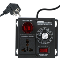 Silicon Electronics For Light Speed Temperature Volts AC 220V 4000W Voltage Regulator High Power Variable Voltage Controller