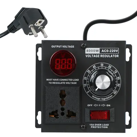 실리콘 전자기기용 고속 온도 조절기 AC 220V 4000W 전압 조절기 고출력 가변 전압 컨트롤러