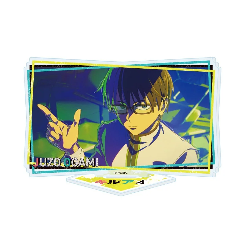 Kill Blue ANIME 15CM Oogami Juuzou Mitsuoka Noren Acrylic Figure Stand Model Cosplay Toy Birthday Gift Ornament Keychain