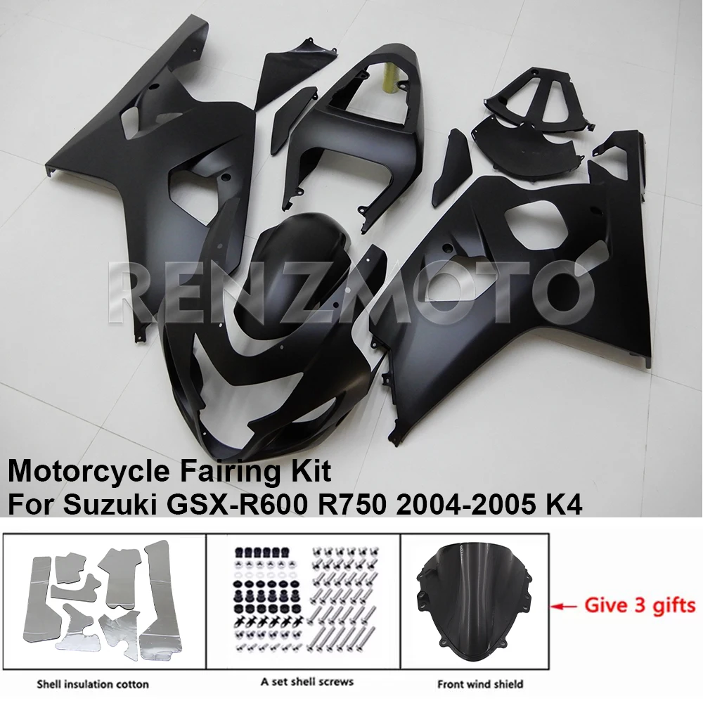 

For Suzuki GSX-R600 R750 04-05 K4 K5 Fairing Motorcycle Set Body Kit Decoration Plastic Guard Plate Accessories Shell S0604-120A