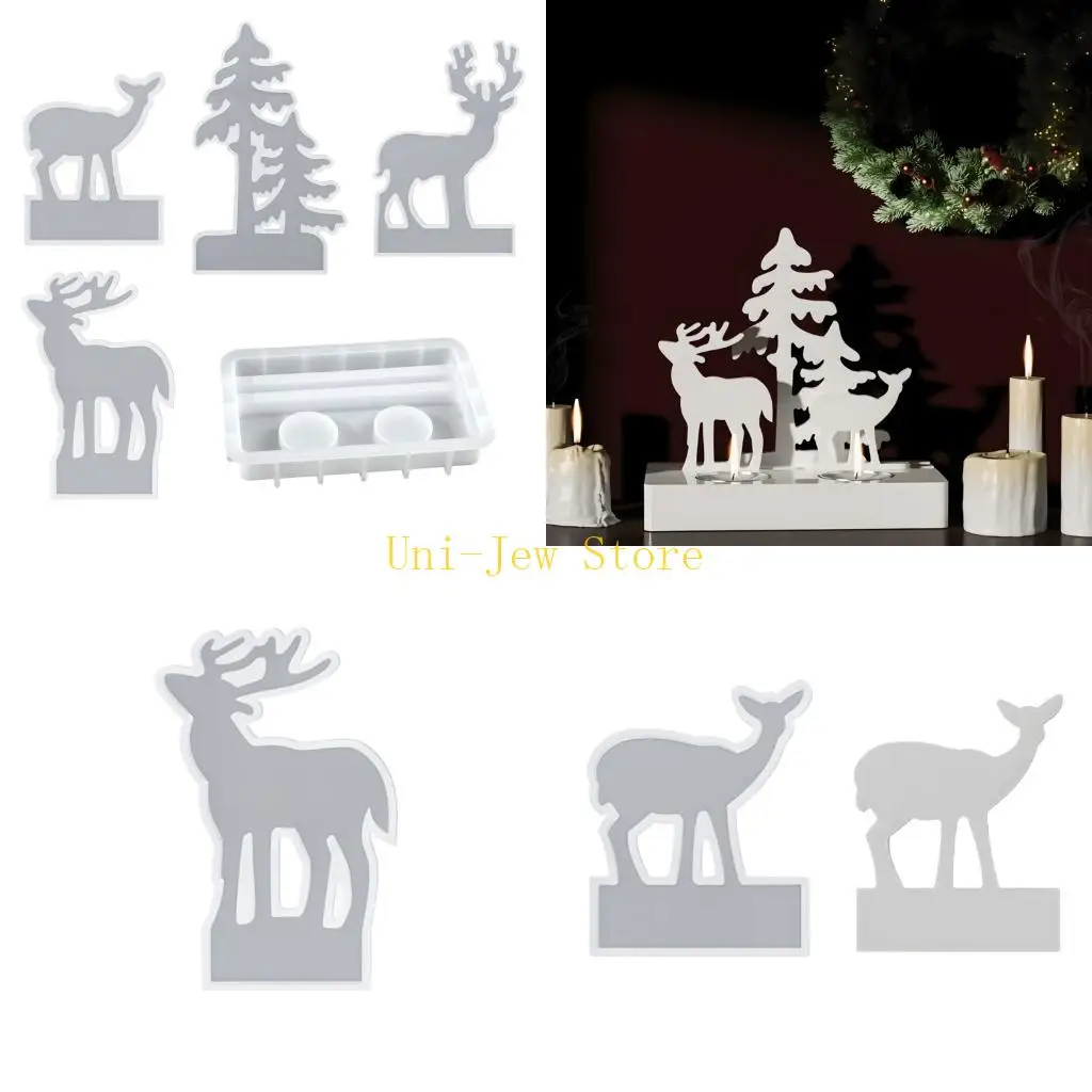 40-ГБ-многоразовой-силиконовой-формы-в-форме-лося-для-рождественской-елки