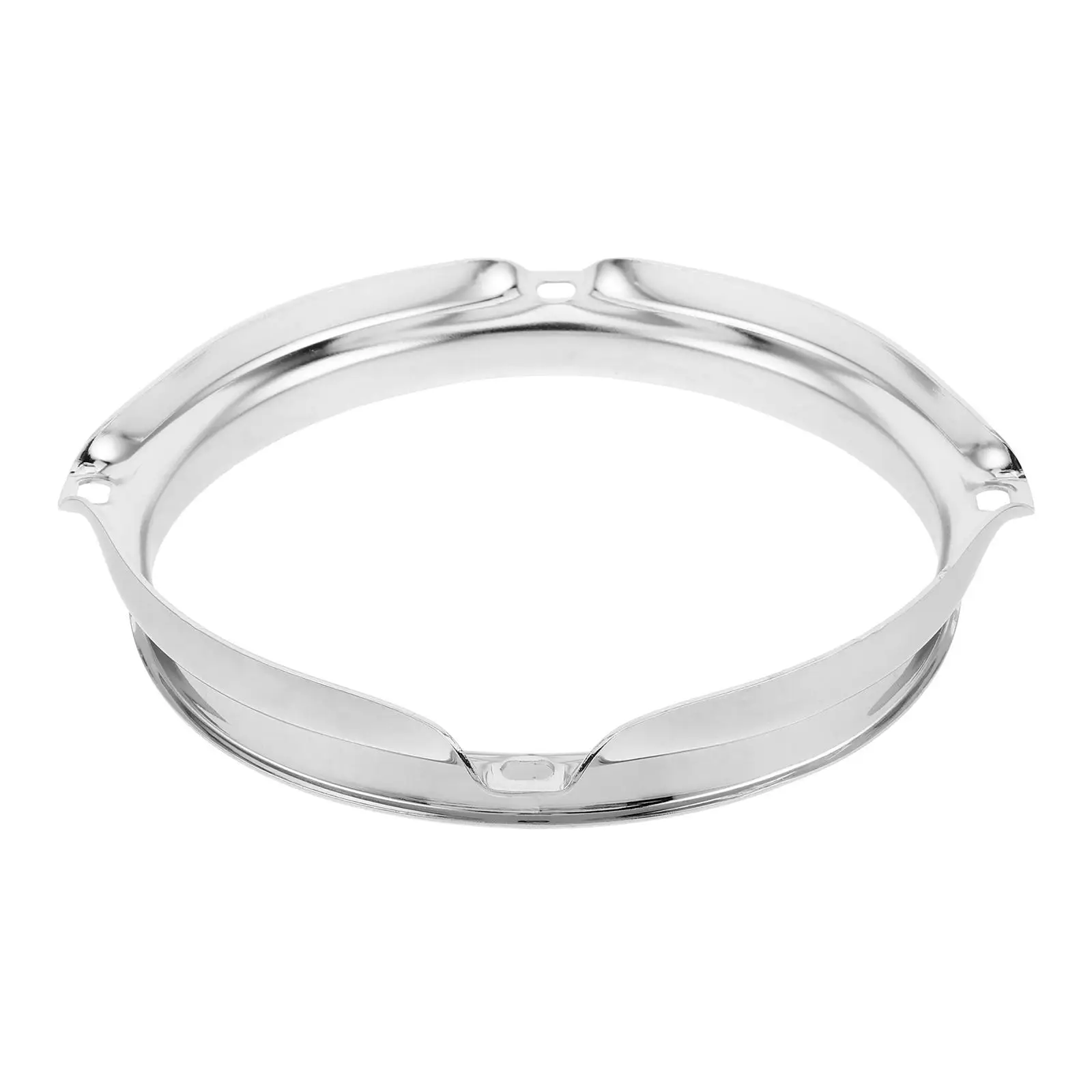 

6 Inch Hole Silver Bass Hoop Accessories Durable Sound Drum Set Parts Percussion Instrument Drum Ring Supplies