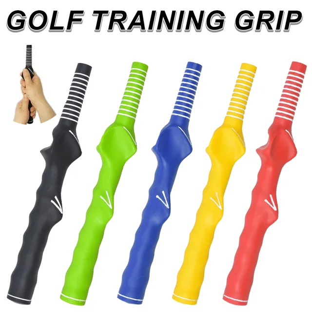 Wysokiej jakości trwały gumowy uchwyt golfowy w kształcie dłoni Uchwyt na kij do ćwiczeń Golf Swing Training Grip Trener praworęczny