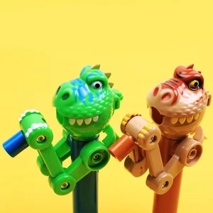 Kreativer Lollipop -Roboterunterstützung, Dinosaurier essen, Pop -up -Gehäuse, Süßigkeitenspeicher, cooles Dekompressionsspielzeug, Kindergeschenke, 1 PC 8 Hauptverkäufe Dinosaurier Lollipop - №2