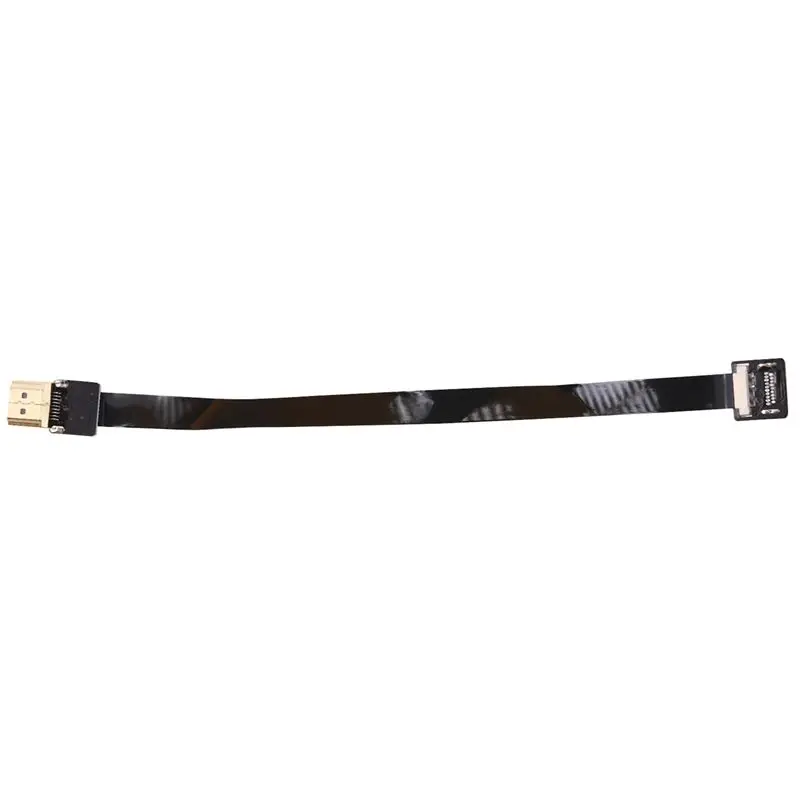 BNVN-4X Fpv Male To Up Angled 90D Male Hdtv Fpc Flat Cable For Fpv Hdtv Multicopter Aerial Photograph 20Cm
