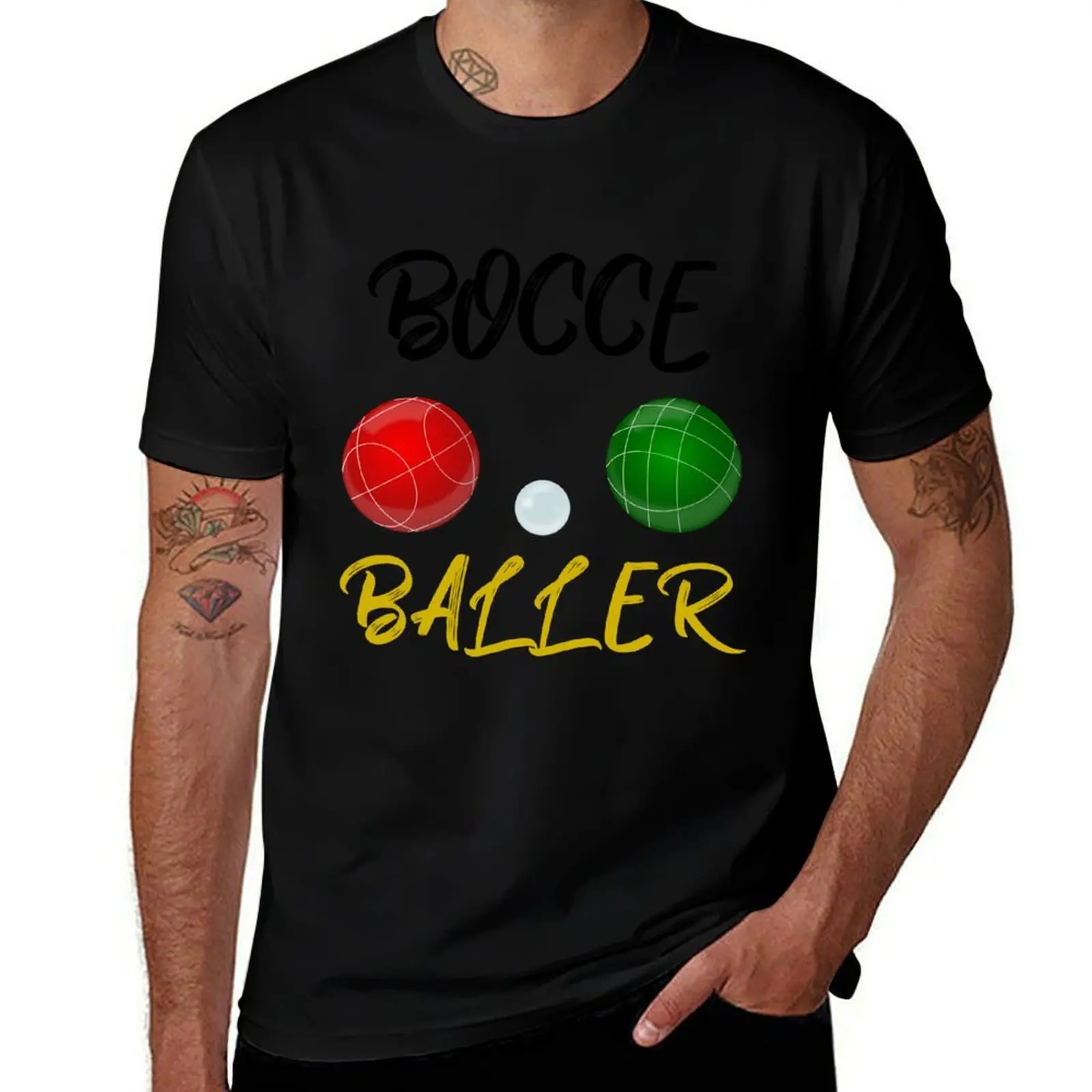 

Bocce Baller T-Shirt anime t shirts oversize funny t shirts dark humor graphic t shirts for man T-Shirt