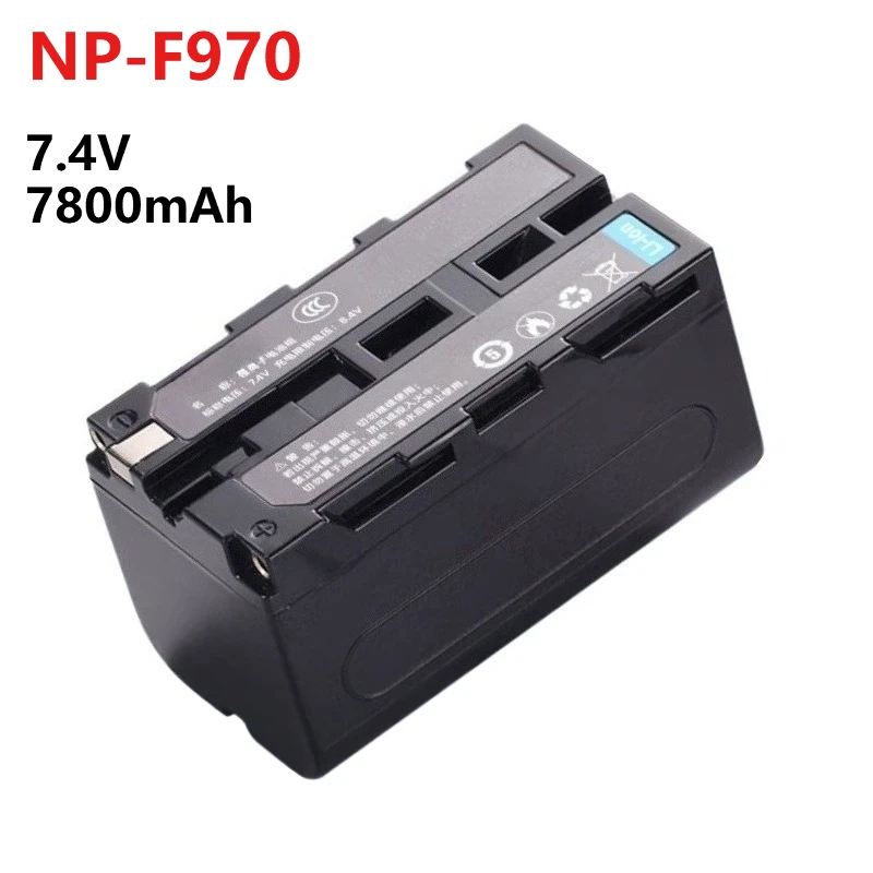 Сменный аккумулятор для камеры NP-F980 NP-F970 NP-F990 7,4 В 7800 мАч ~ 10400 мАч Порт USB-C для Sony MVC-FD91 MC1500C PLM-100 CCD-TRV35