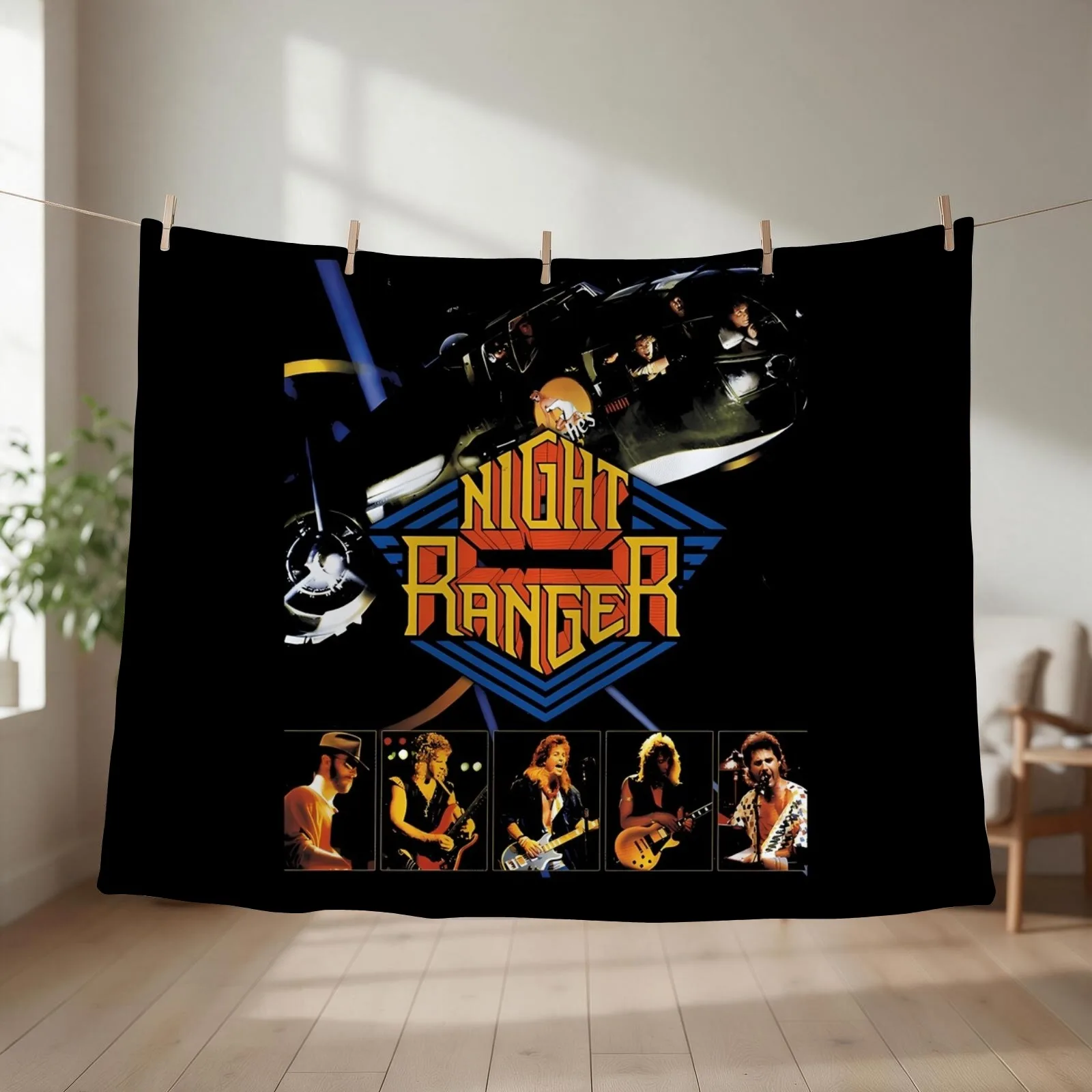 2022 the night ranger tour Throw Blanket for winter Summer Polar Baby Blankets