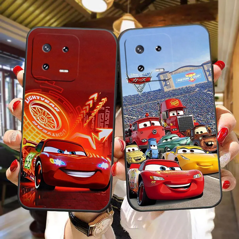 Disney Cars Lightning McQueen Phone Case For Xiaomi 11 11T 12 Lite 12T 13 14 14T 15 POCO F5 F6 F7 X3 X5 M4 M5 M6 M7 PRO TPU Case