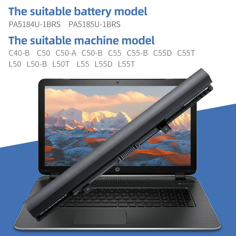 Imagem -06 - Bateria do Portátil para Toshiba Satellite C50 C55 C55d C55t L55 L55d L55t Pa5184u Pa5186u-1brs Novo Pa5185u1brs
