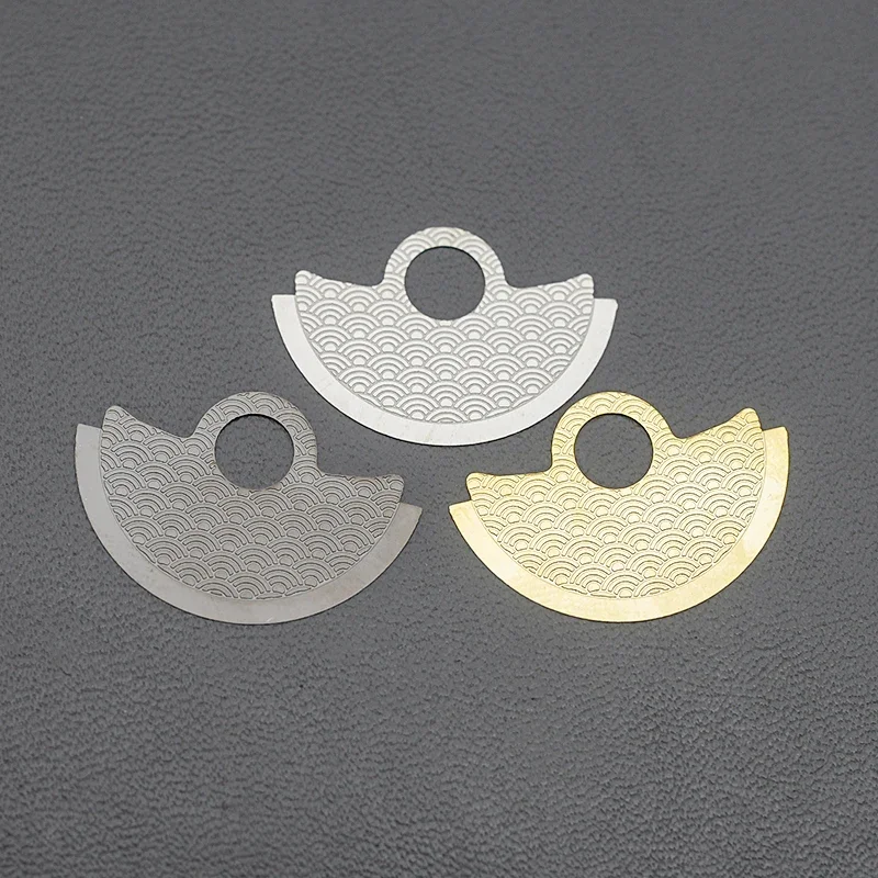 NH36ค้อนโรเตอร์แบบอัตโนมัติรูปตัว S เคลื่อนไหวแบบคลื่นที่ดีชิ้นส่วนสำหรับนาฬิกาแผ่นโลหะโรเตอร์แบบหมุนสำหรับ NH35ญี่ปุ่น