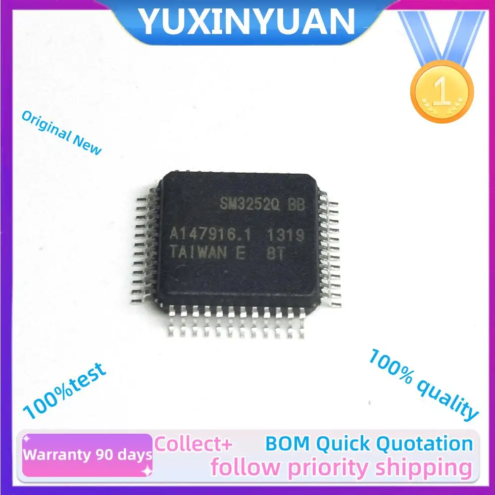 1PCS/LOT and new Original SM3252Q-BB  SM3252Q  SM3252  QFP  IC Chip iN Stock 100%Test