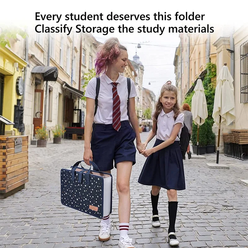 Расширяющаяся папка для файлов, органайзер для документов, 13 карманов, папки для файлов/папки для файлов с возможностью расширения с ручкой размера A4