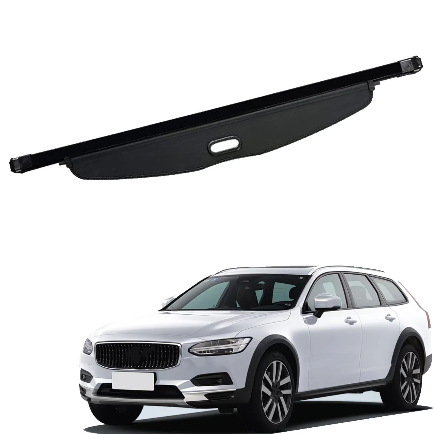 

Car Accessories Rear Trunk Security Shade Retractable Cargo Cover 1Set for Volvo V90 2016-2025