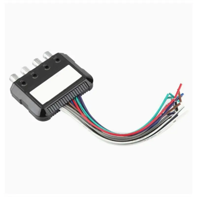 AU28-High To Low Audio Converter Car Stereo Subwoofer 4 Channel Power Amplifier Control Wire Included