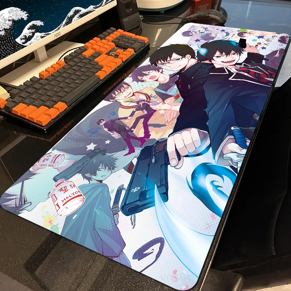 B-Blue E-Exorcist Mousepad Large Computer Gaming Accessories MousePads Desk Mats Anti-slip Laptop Soft Mouse Pad