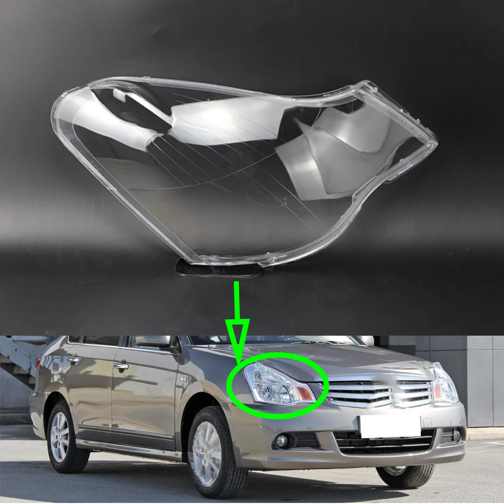 

Headlight Lens For Nissan Sylphy 2006~ 2012 Headlamp Cover Car Glass Light Replacement Auto Shell Projector Lens