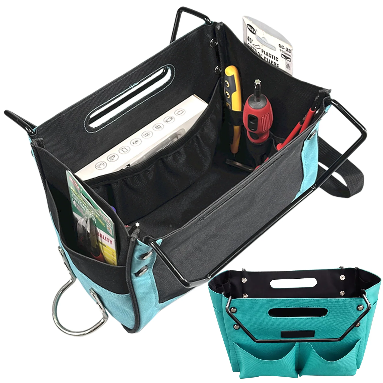 Portable Ladders Pouch Elastic Storage Bag Large Capacity Oxford Cloth Organizer Bag for Ladder Tool Kits Organizer & Storage