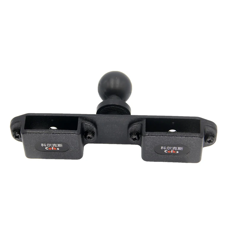 2 in 1 Car Suction Cup Mount Walkie Talkie Hand PTT Microphone Universal Mount Bracket Two Way Radio Mic Car Dashboard Holder