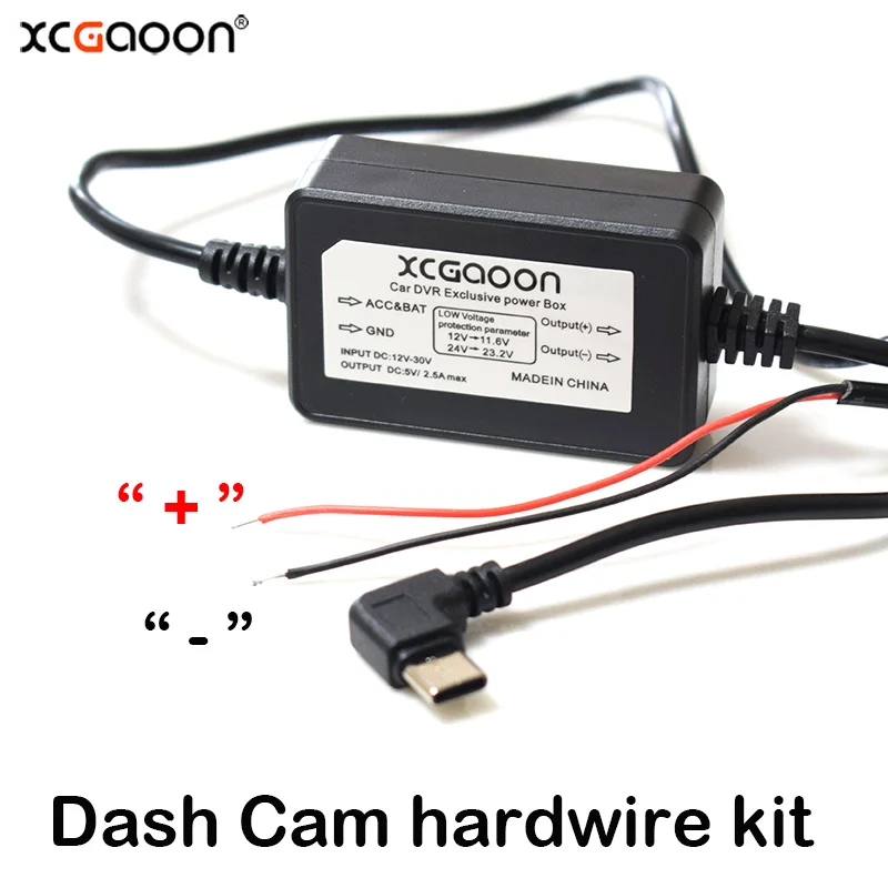 5v 2a carro traço cam câmera gravador veículo dvr kit cabo com mini/micro/tipo-c pd interface de carregamento usb 3.1 metros